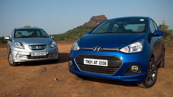 Hyundai Xcent vs. Honda Amaze