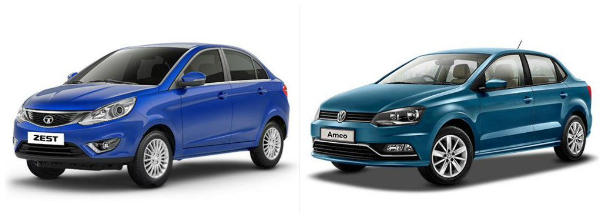 Tata Zest vs. Volkswagen Ameo